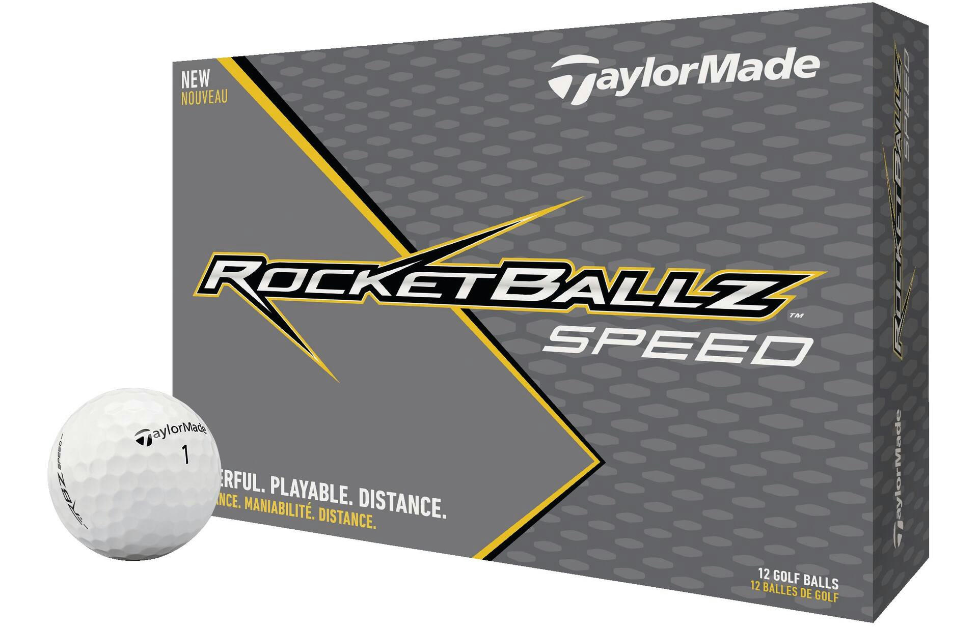 TaylorMade Rocketballz Speed Golf Balls, 12-pk, White