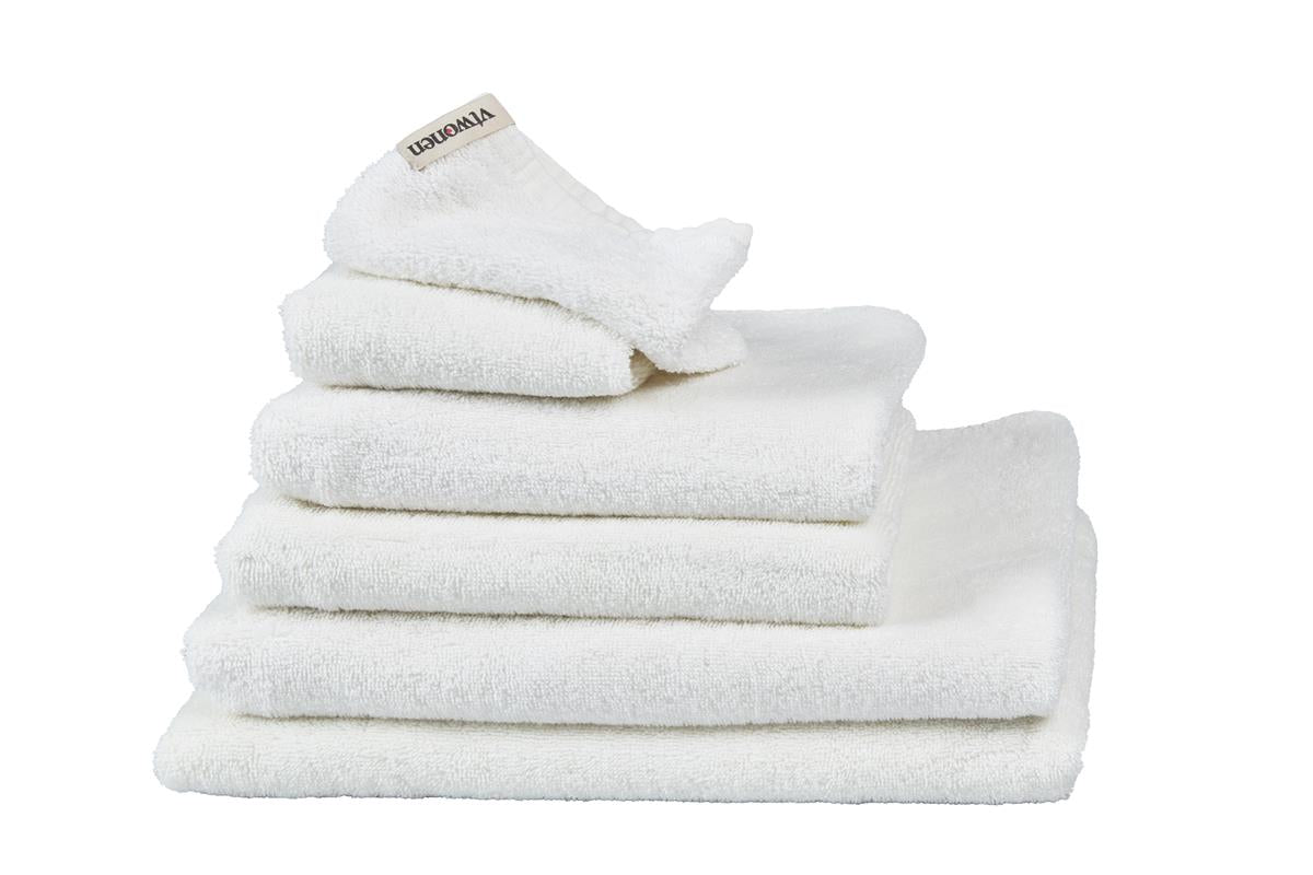 vtwonen badlaken Soft Embrace - 70x140 cm - wit