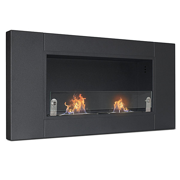 Cheminée bioethanol Frankystar Augusto inox 2 bruleurs 3L
