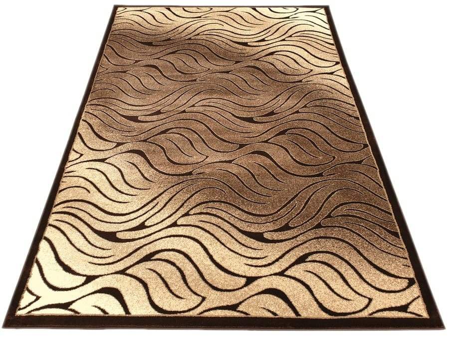 Dywan 160x220 Lisbona 302 brąz modny do salonu pokoju solidny praktyczny