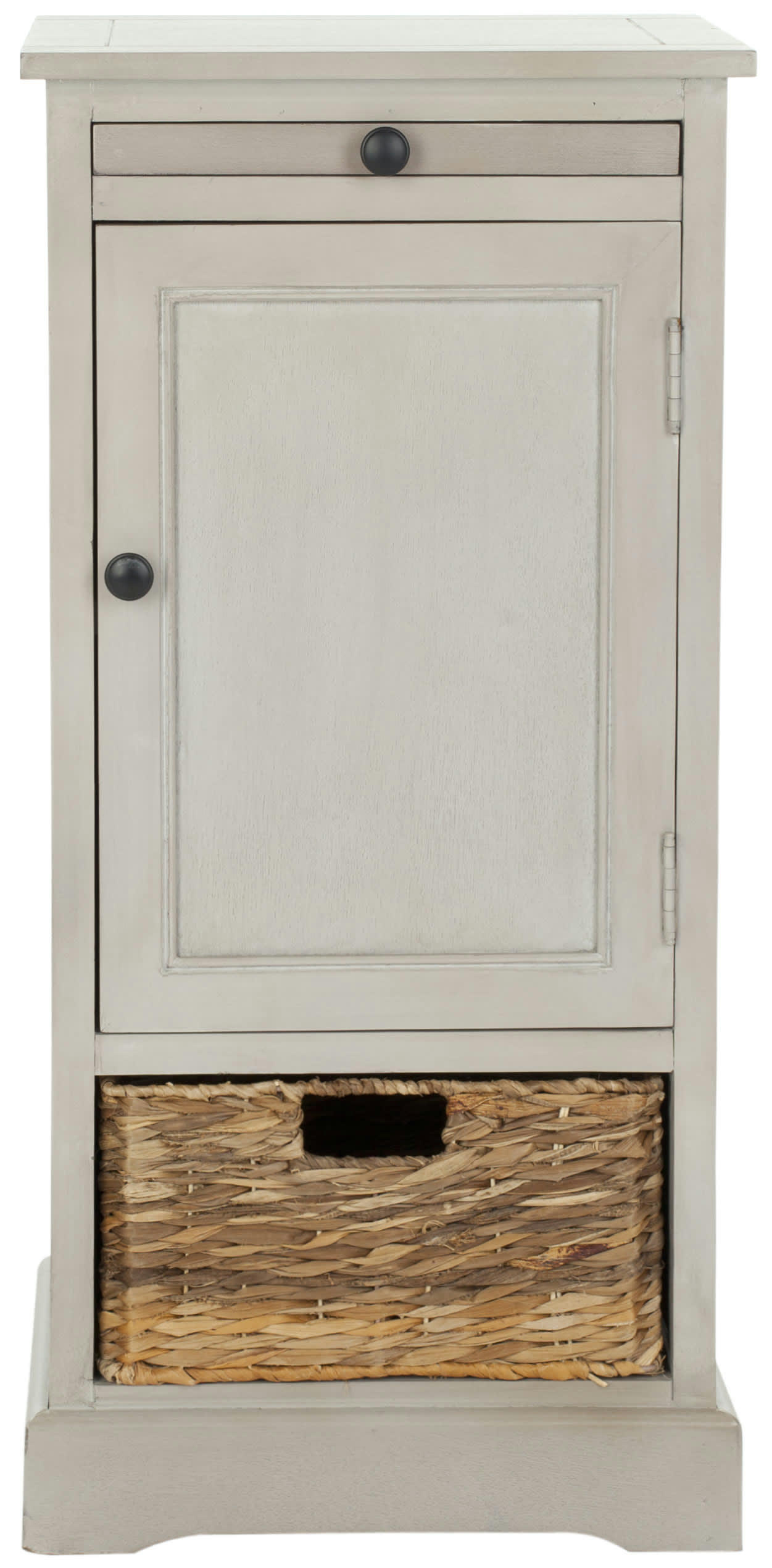 BERNEICE - Meubles de rangement Bois de pin en gris, 40 X 35 X 85 cm