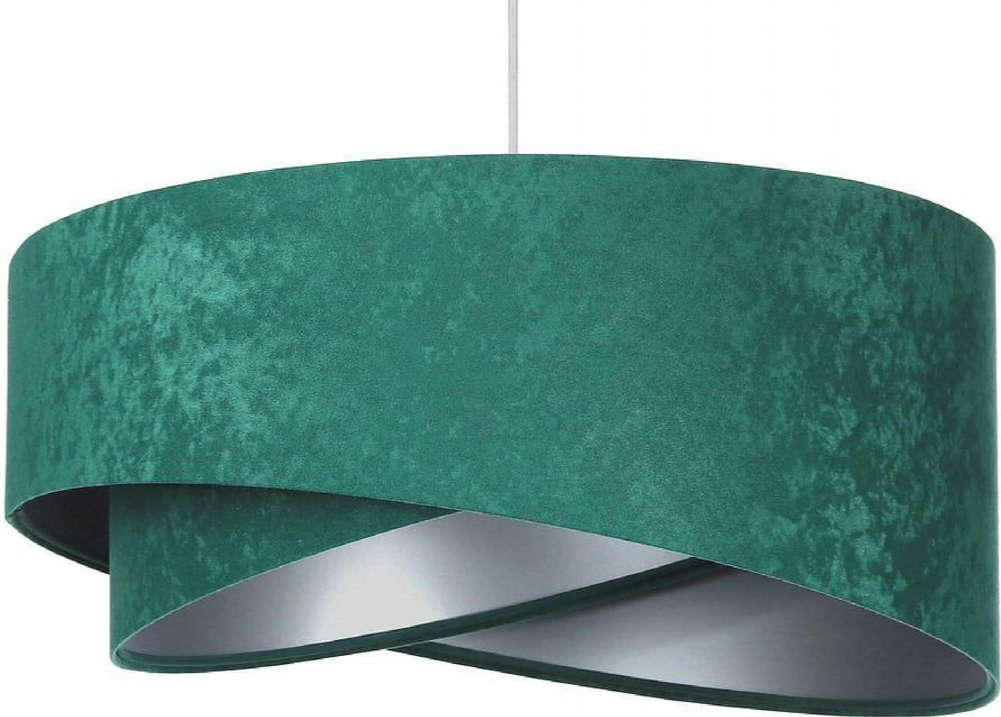 ASYMETRIC - Suspension Tissu Vert 50x50x105 cm