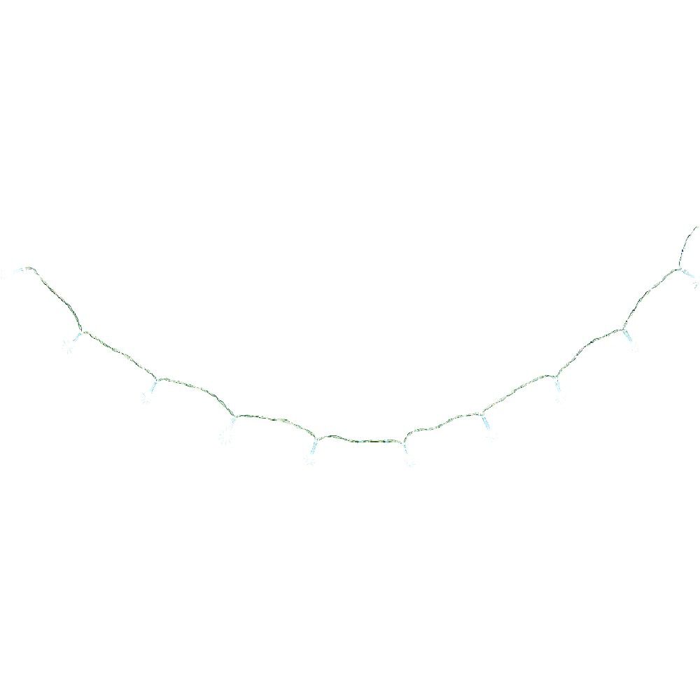 Guirlande électrique No&euml;l intérieur 10LED blanc froid 1m