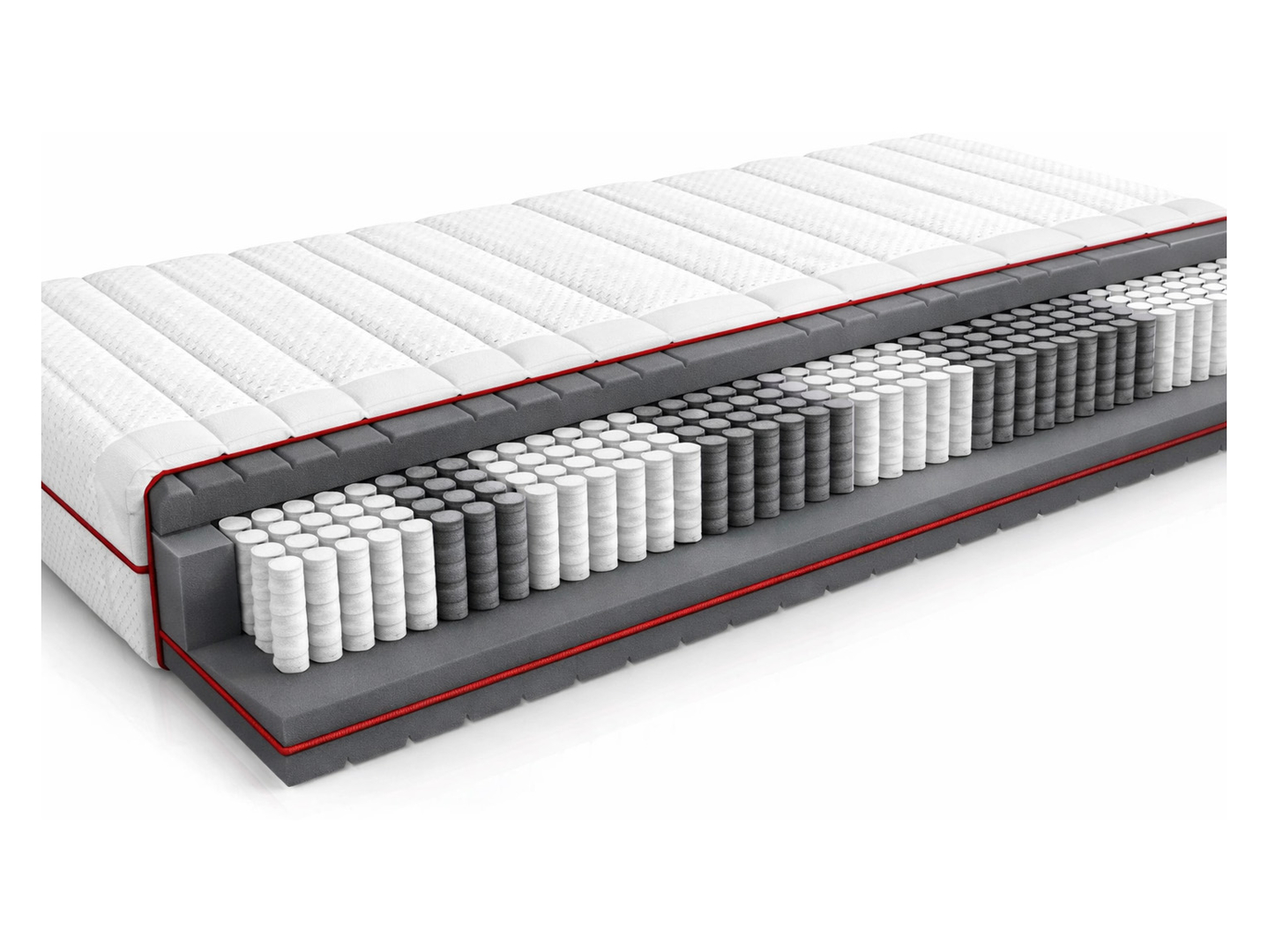 Materac sprężynowy multipocketLuxurius Solar 90x200 H3