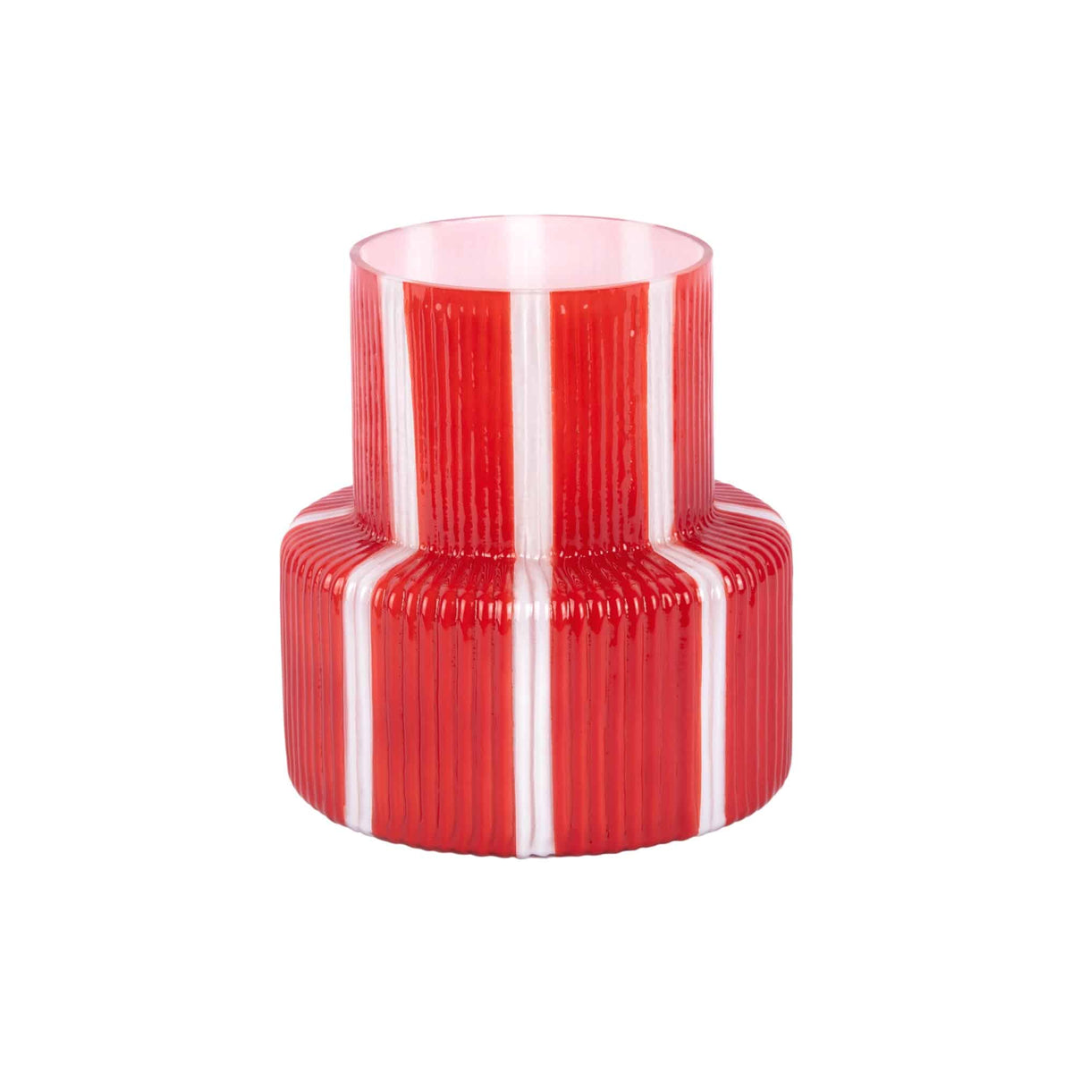 Present Time vaas Raydo Retro - rood - Ø18cm