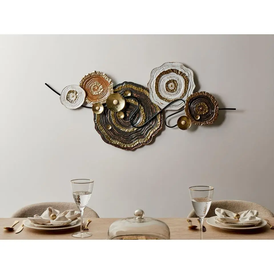 IRIDIUM - Wanddecoratie - Goud - IJzer