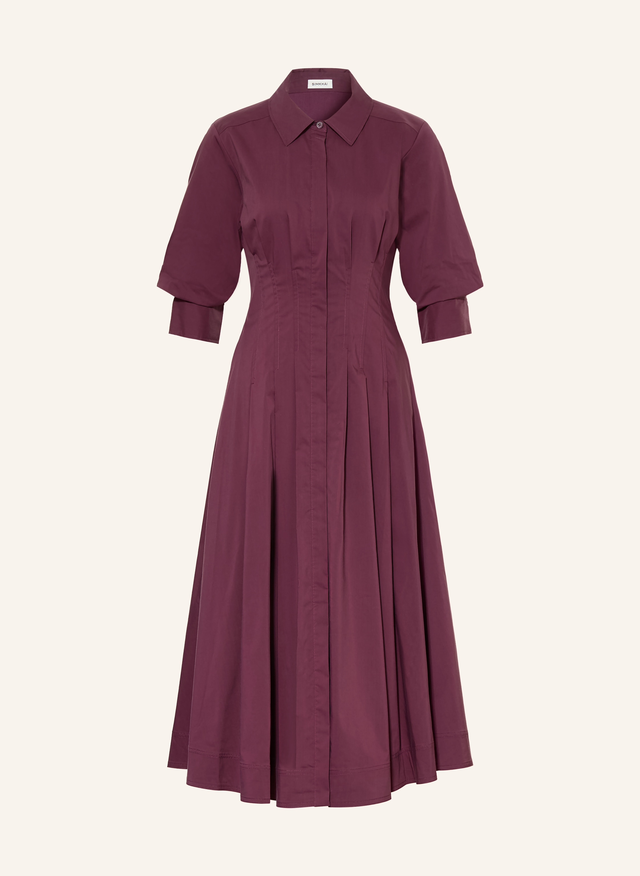 SIMKHAI Hemdblusenkleid JAZZ mit 3/4-Arm