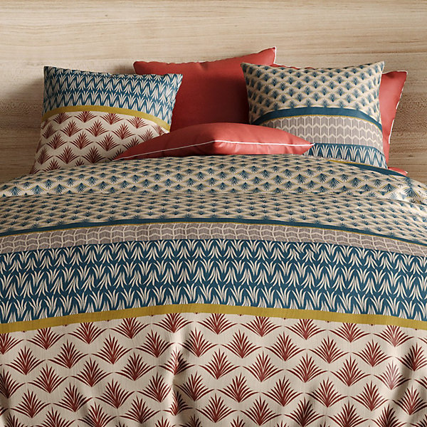 Housse de couette 260x240   2 taies Manille coton Percale 71 fils