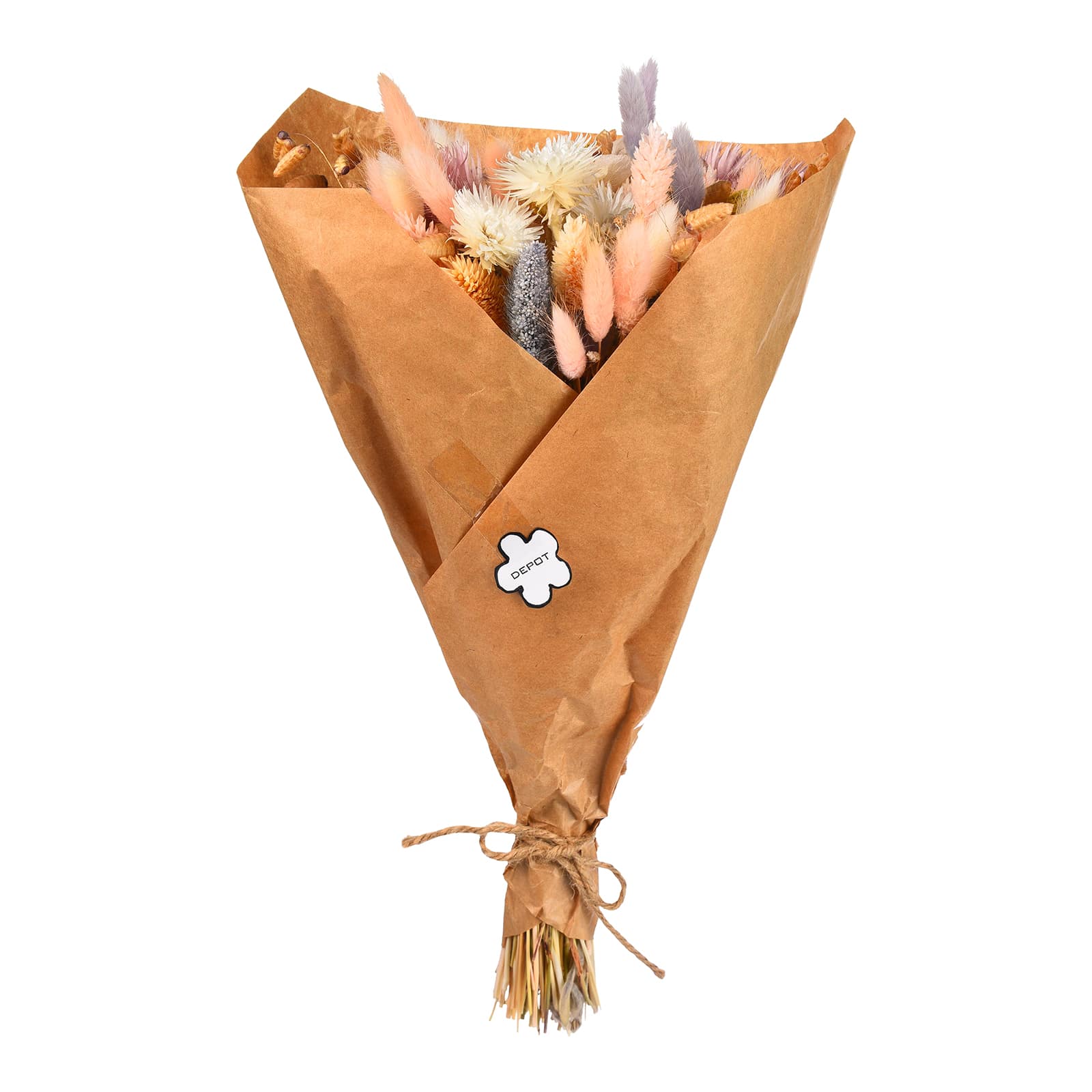 Trockenblumenstrauß Bunt,H 380 mm