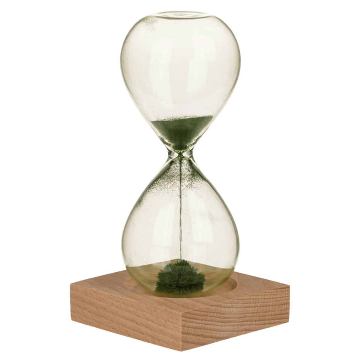 - Sablier de décoration magnétique vert