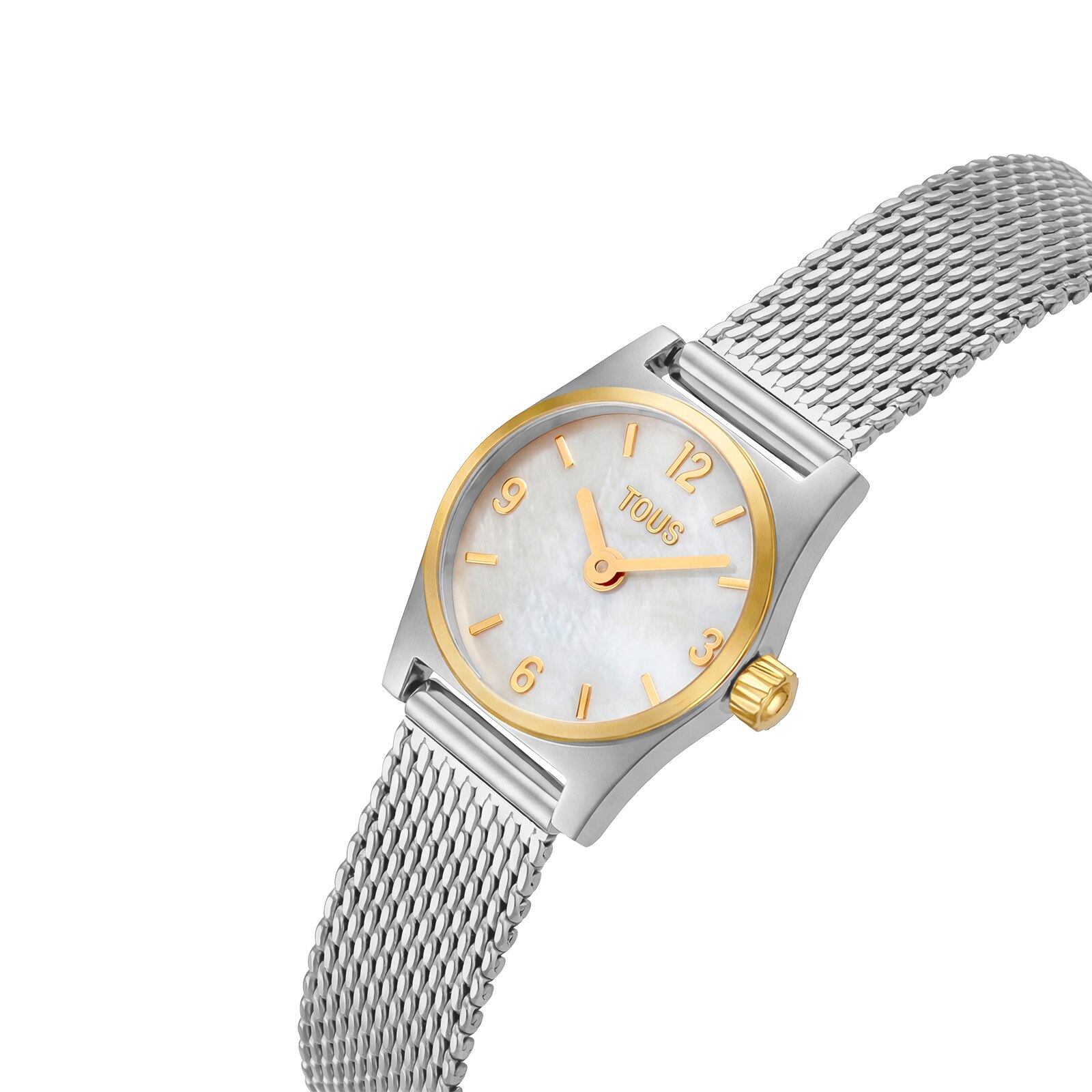 Reloj analógico con brazalete de acero y esfera de nácar EPIC MINI