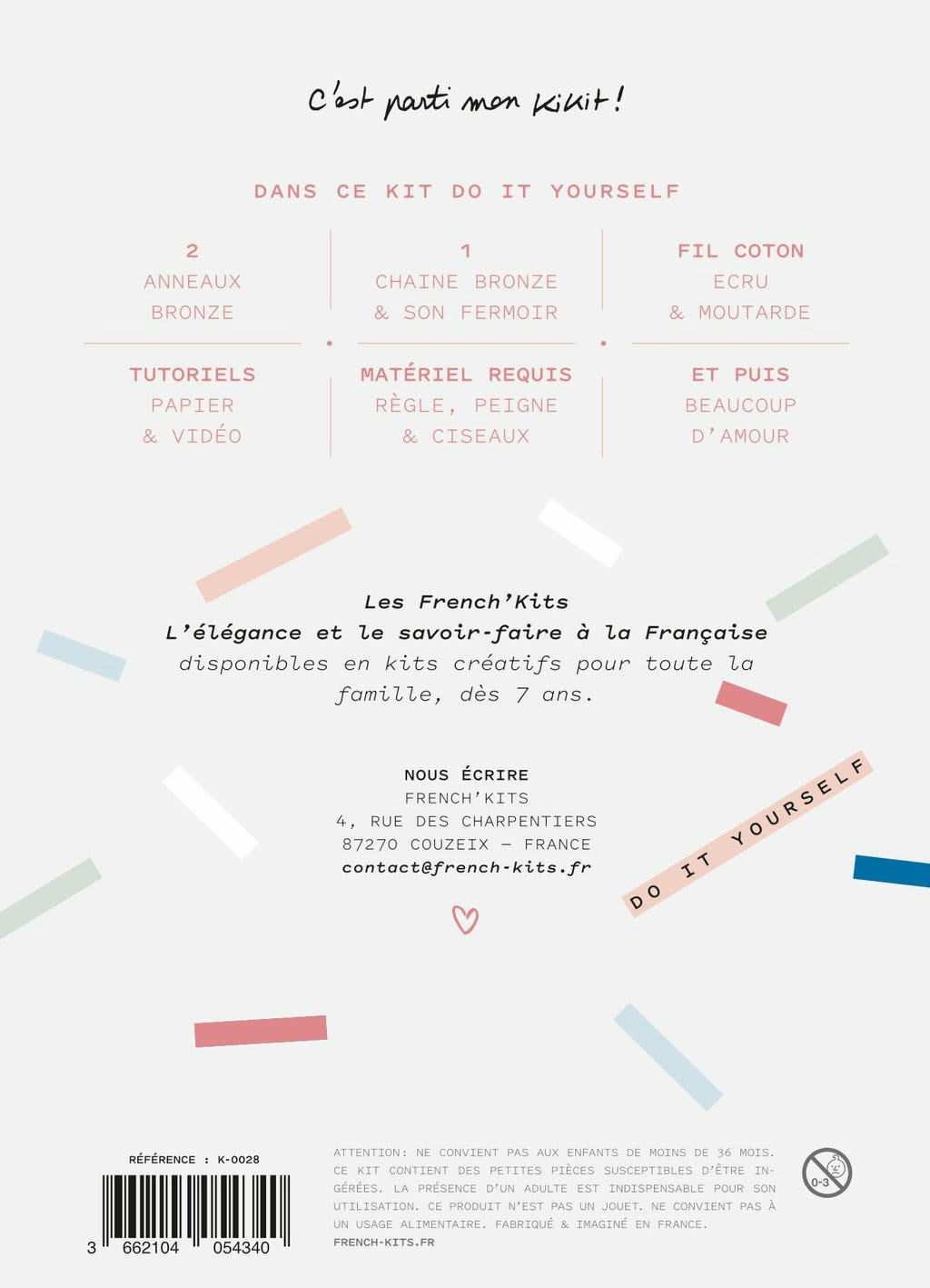 - Kit macramé pendentifs - plume & noeuds