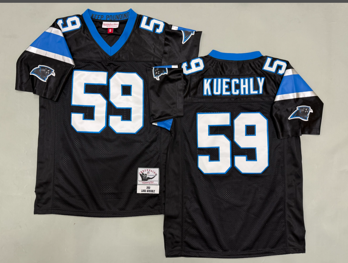 Luke Kuechly Carolina Panthers Authentic Throwback Retired Player Jersey