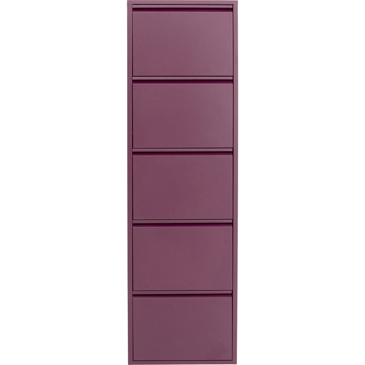 Kare Design Schoenenkast Caruso paars 5 laden