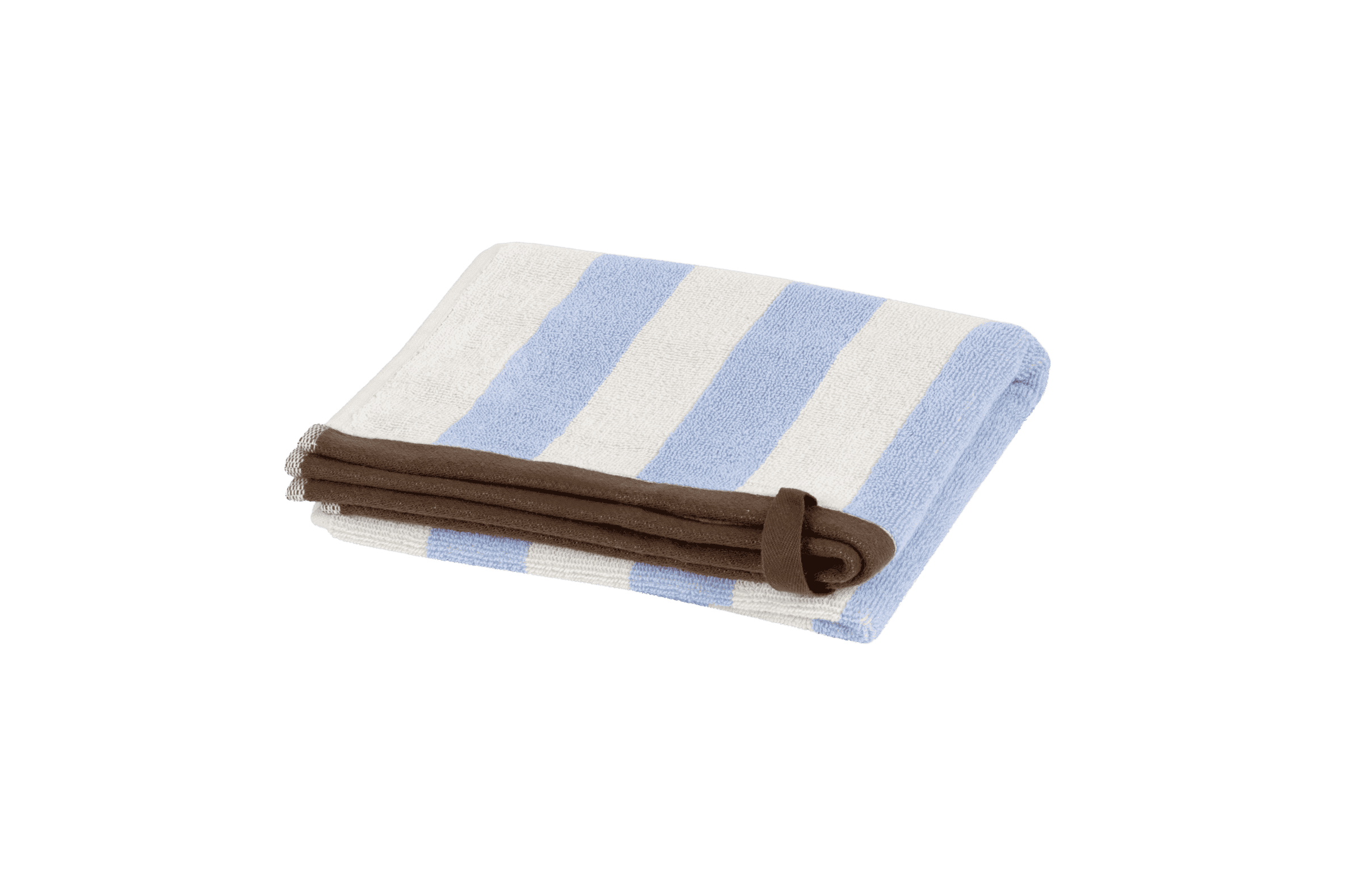 noo.ma Gobo handdoek babyblauw - katoen 50 x 80 cm