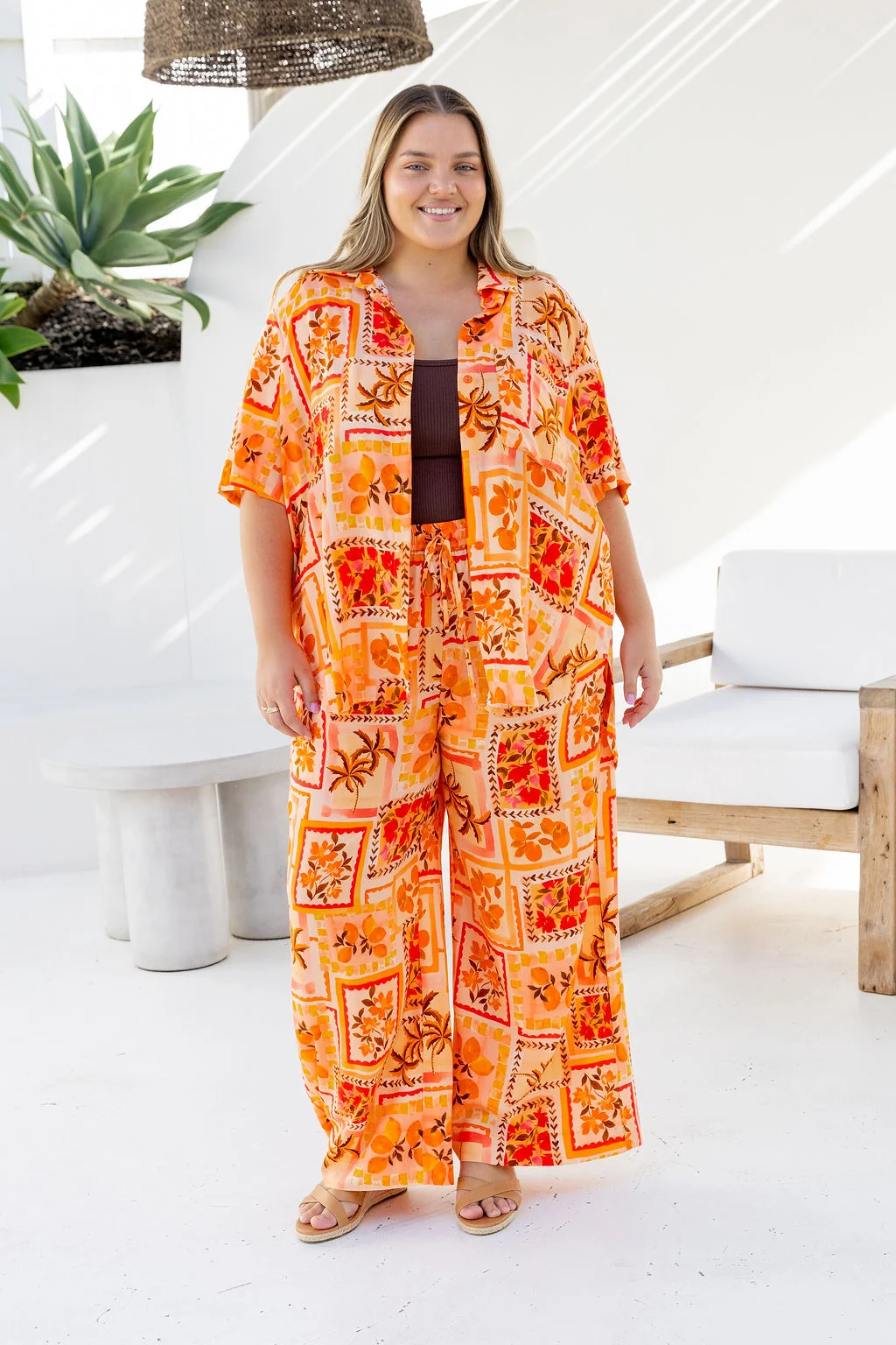 Gina Pant in Sunkissed Mosaic