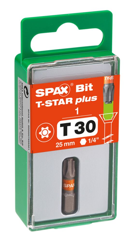 BITS SPAX T- 30 S 1STK/PK