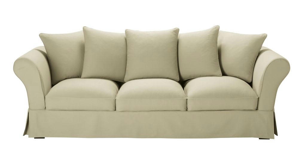 Roma - Housse de canapé 4/5 places mastic