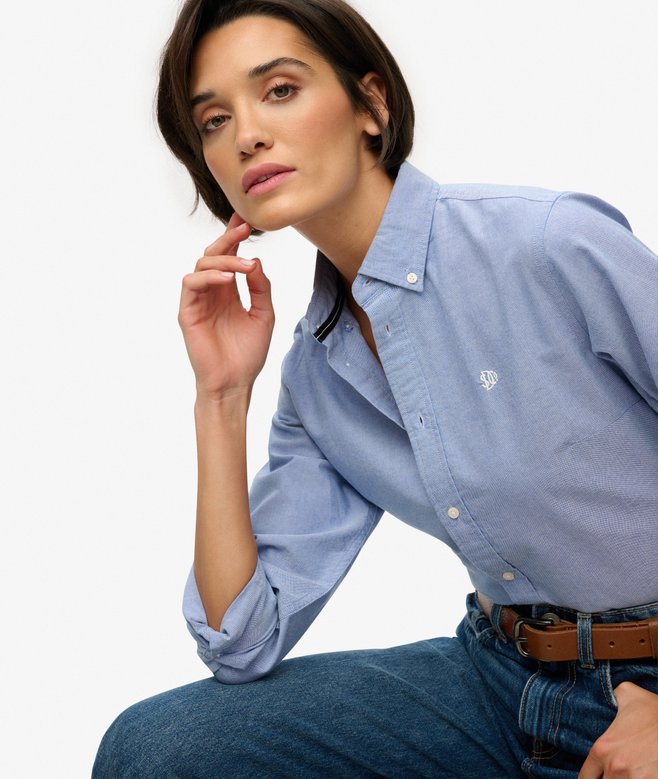 Slim Oxford Button Down Long Sleeve Shirt