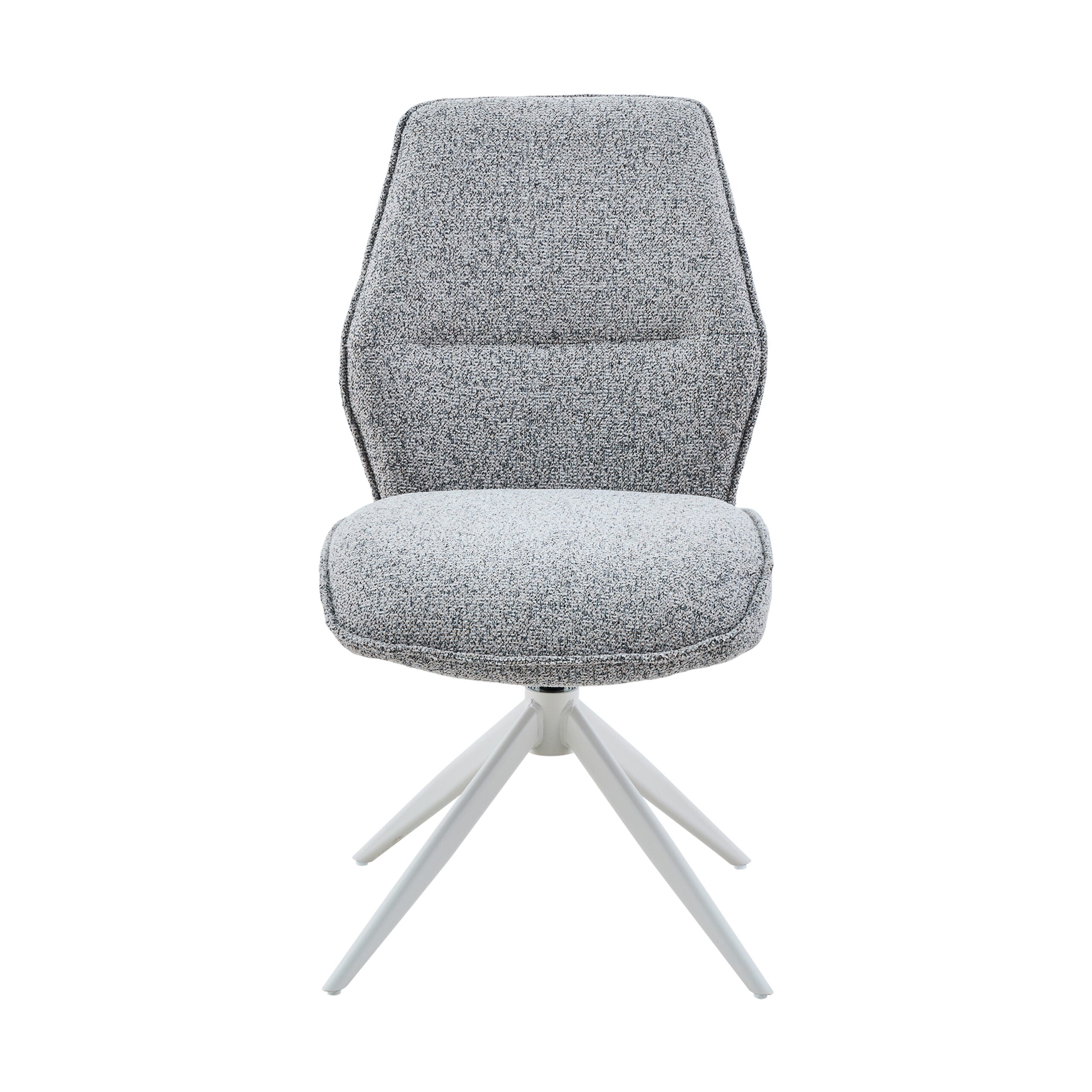 Starfurn eetkamerstoel Hera - grijs - 63x63x83cm - Set van 2