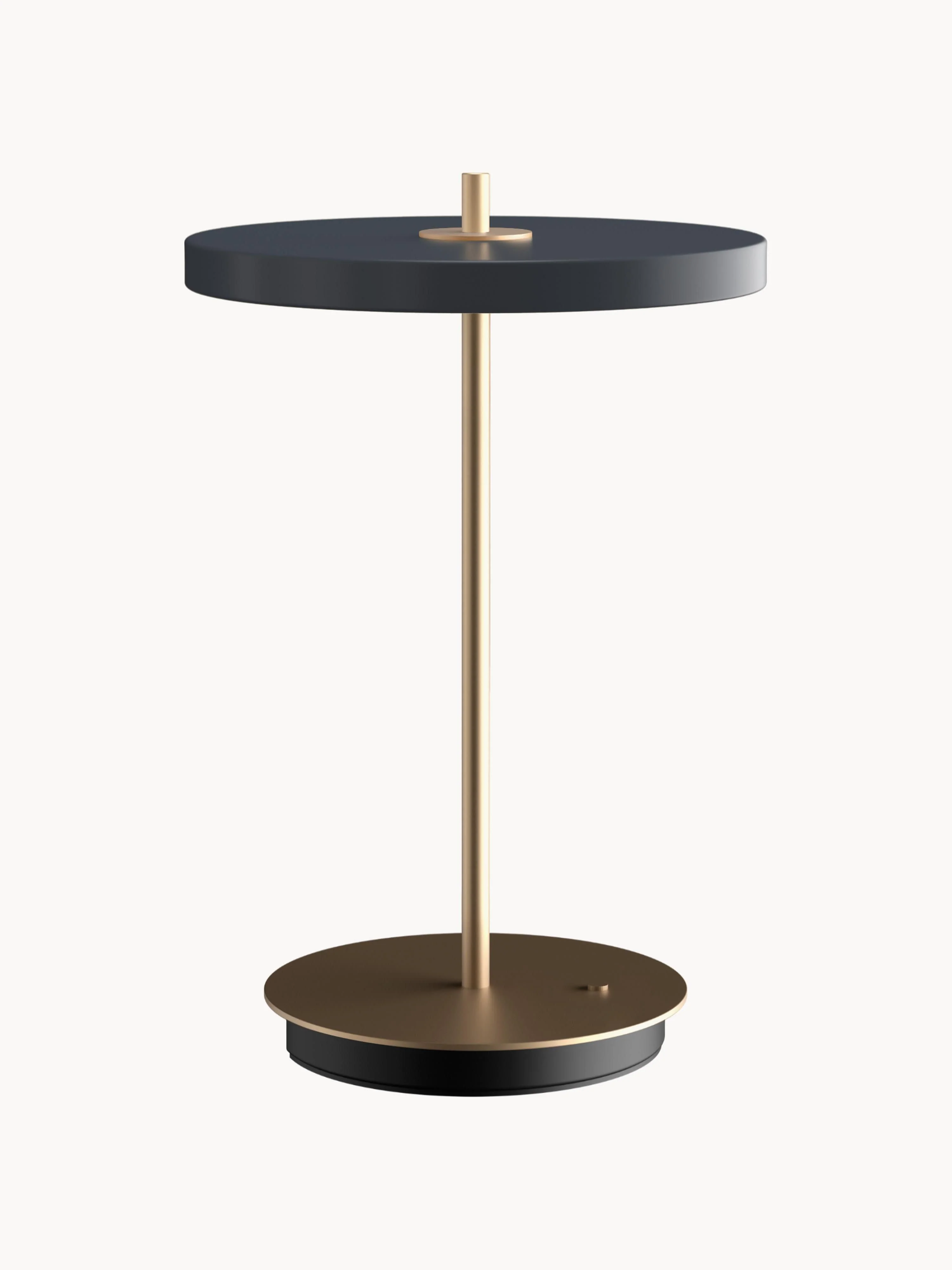 Kleine mobile LED-Tischlampe Asteria, dimmbar