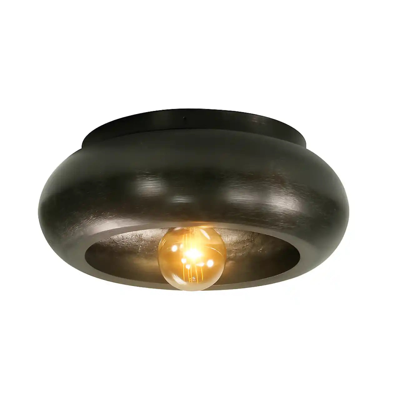 Ylumen plafondlamp Sky - 1 lichts - 42 x 18  cm - zwart