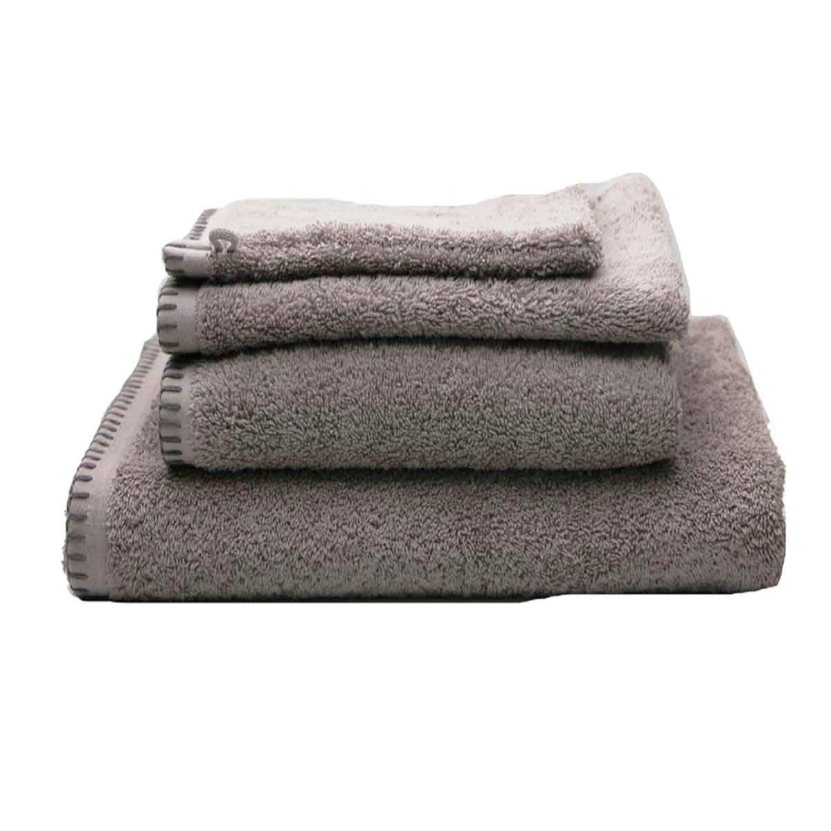 GRAND HOTEL BAIN - Serviette eponge en coton beige 70x140