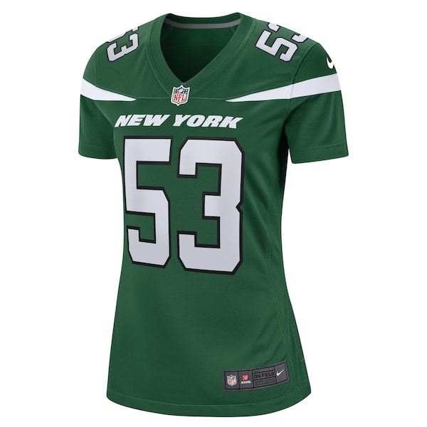 Zaire Barnes New York Jets Nike Women's  Game Jersey - Gotham Green