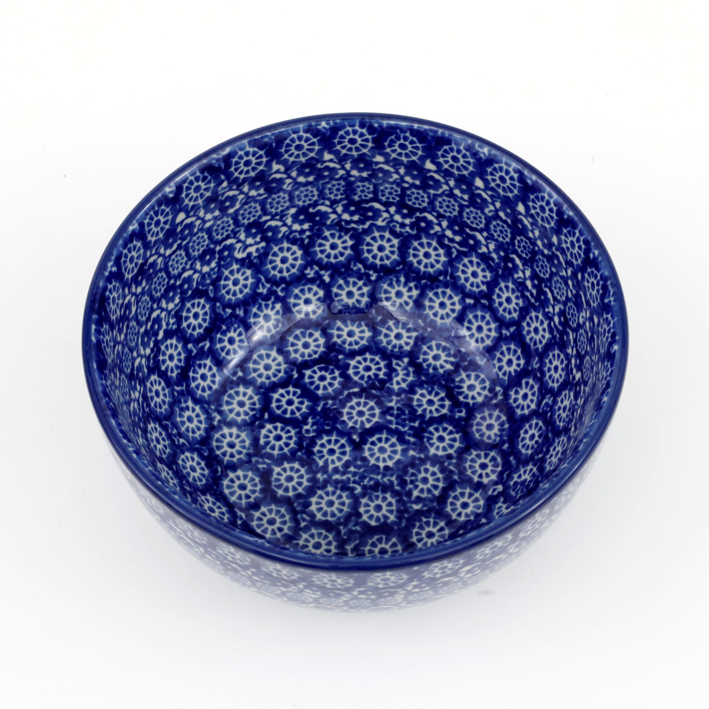 Miska ceramiczna 986  2615X Kobaltowa koronka