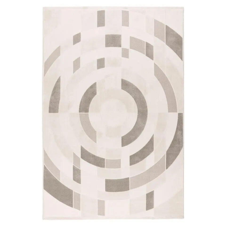 Batucci Vloerkleed Bergamo - Laagpolig cirkels - 120x170 cm