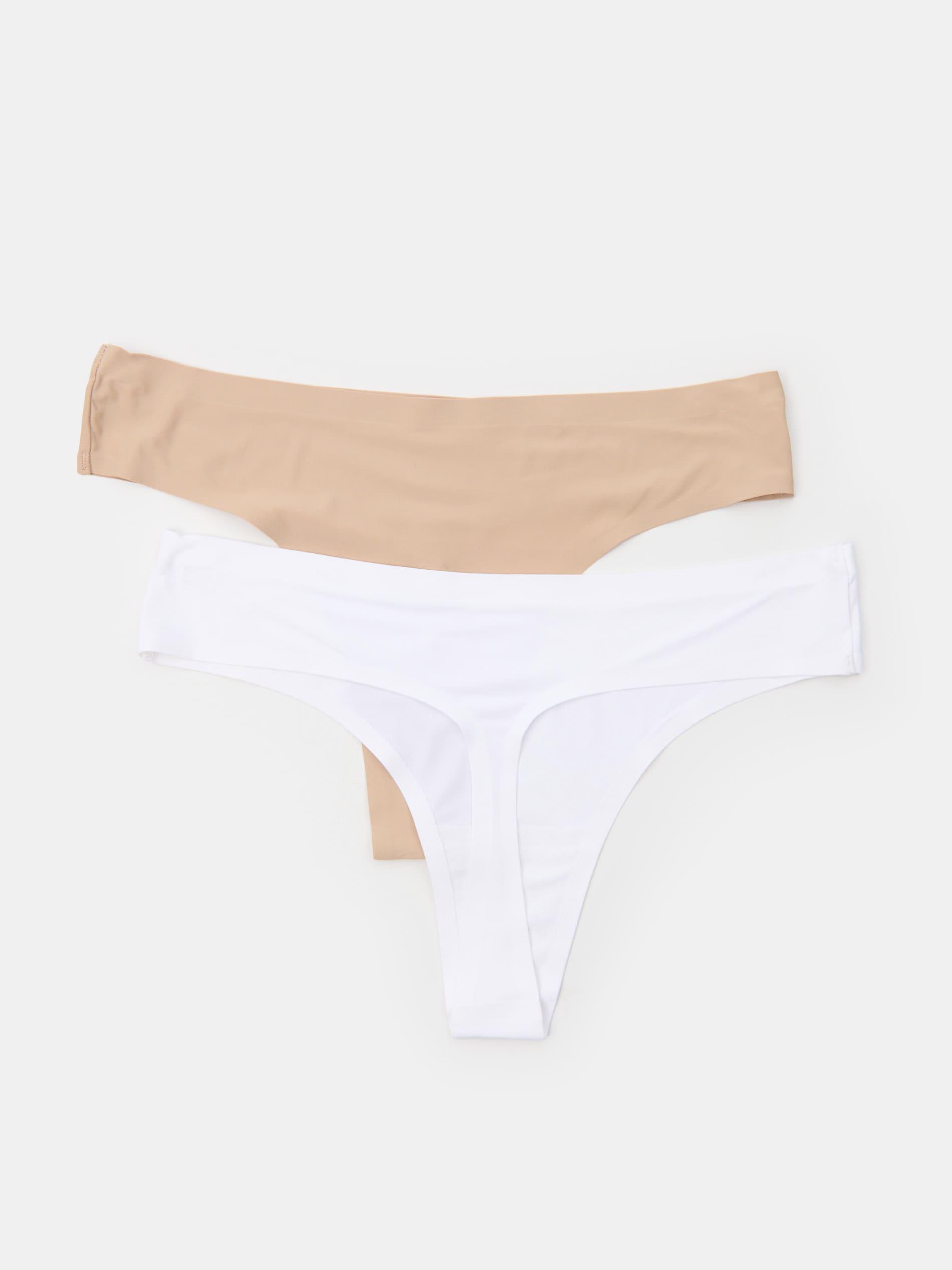 Bezszwowe stringi typu tanga 2 pack