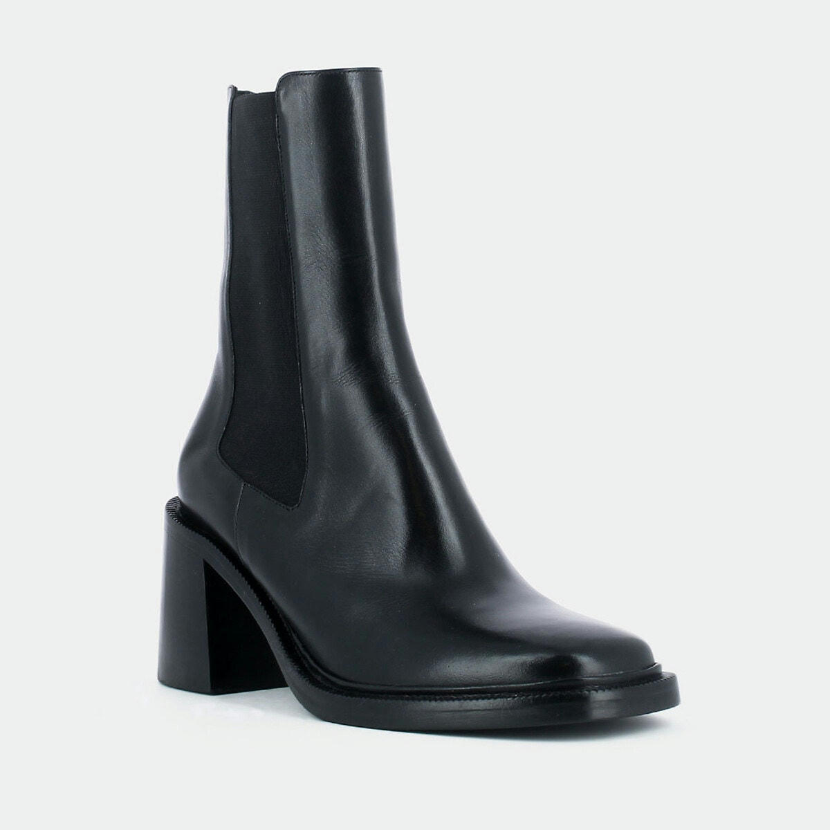 Bottines élastiquées en cuir Danube