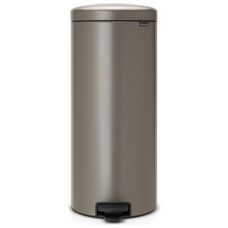 Brabantia 30L NewIcon Pedal Bin - Platinum