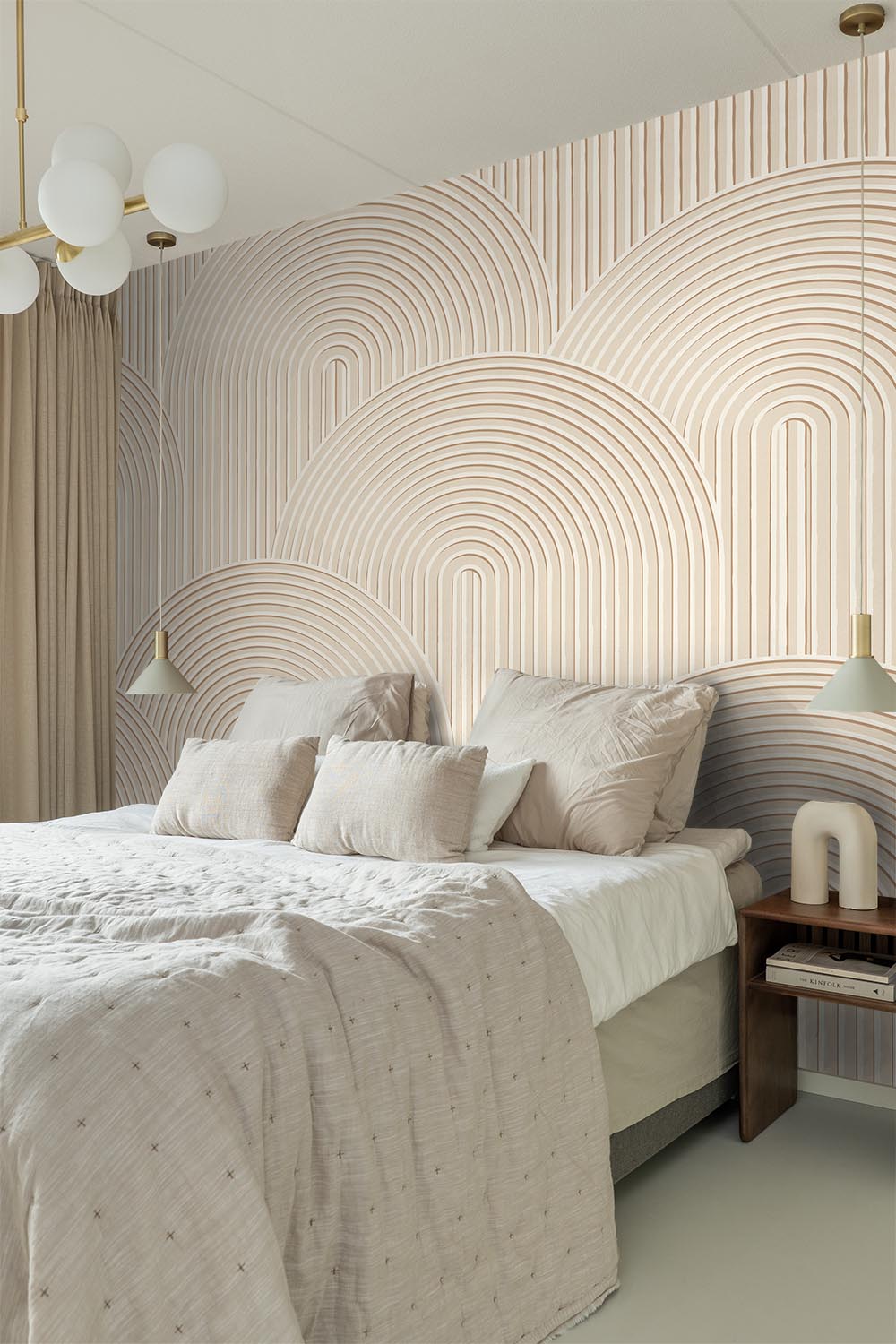 ESTAhome fotobehang 3D-motief lichtbeige - 250 x 279 cm - 159381