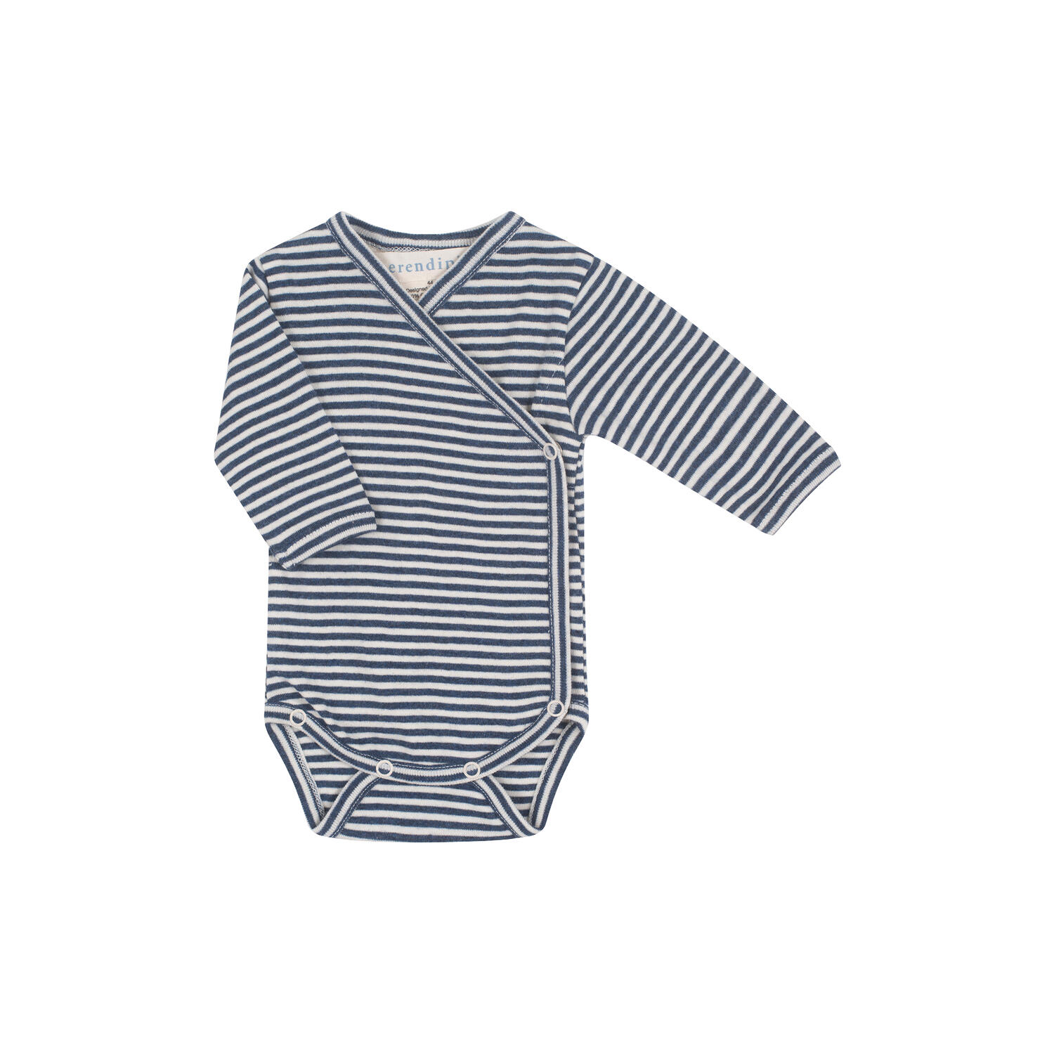 Newborn Wrap Body, navy/offwhite
