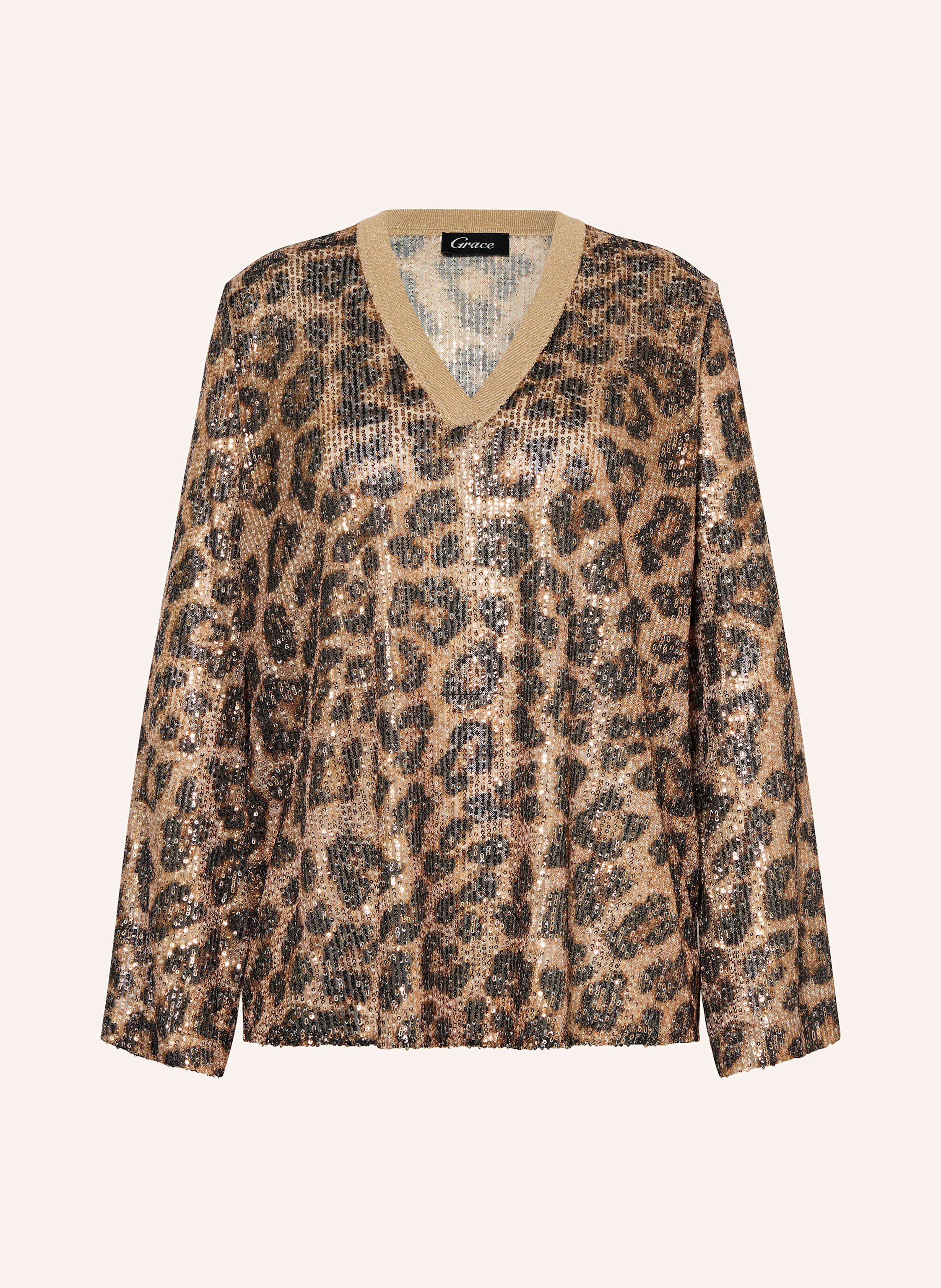Grace Blusenshirt mit Pailletten und Glitzergarn