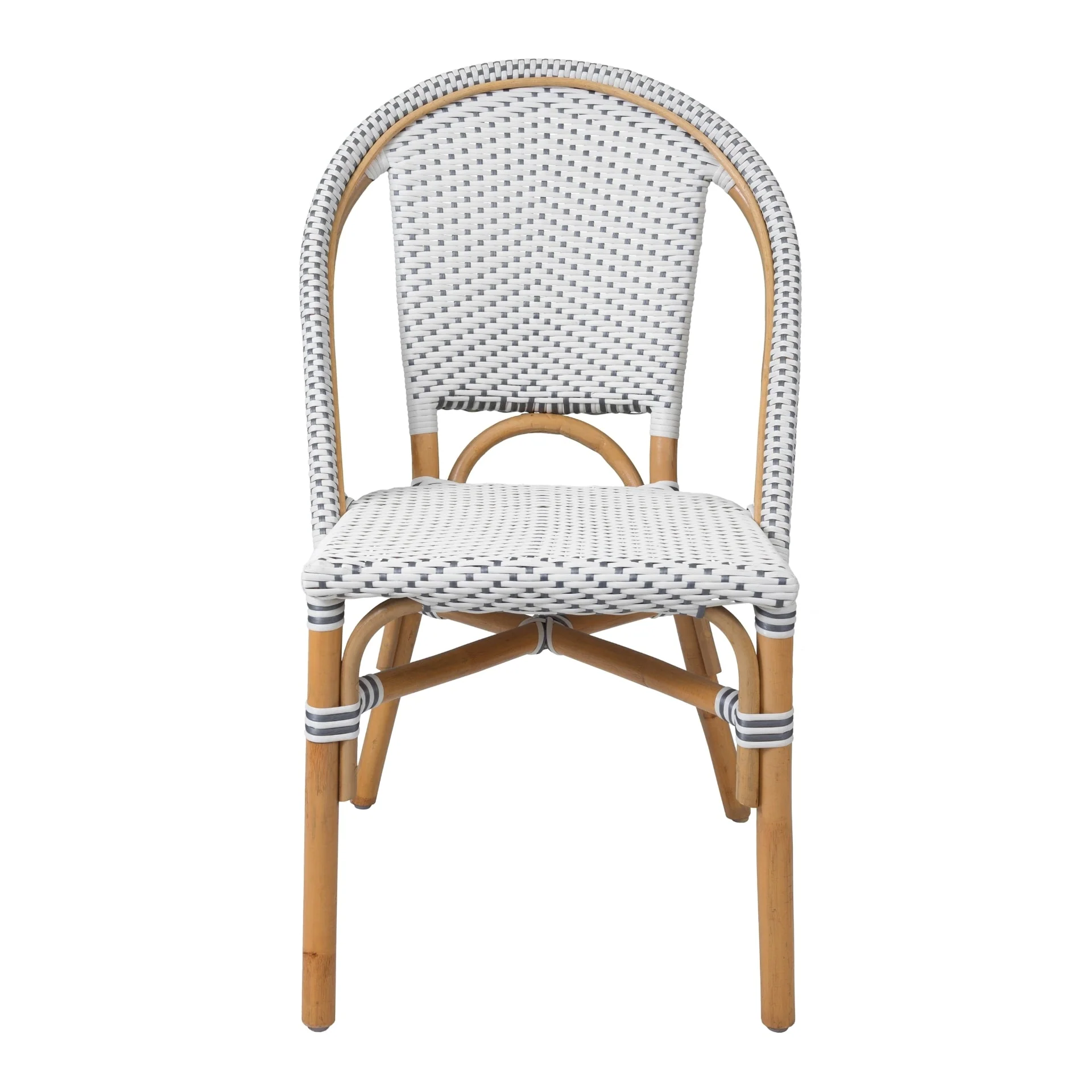 Avignon Paris Rattan Bistro Dining Side Chair, Set of 2