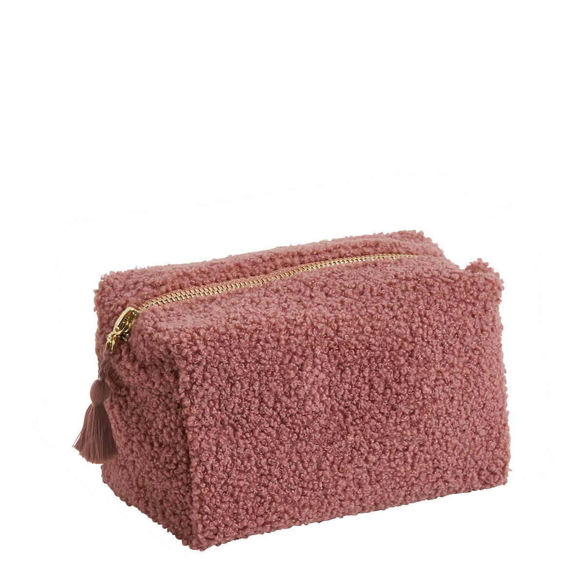 - Trousse de toilette rectangulaire Bouclette rose - Petit modèle