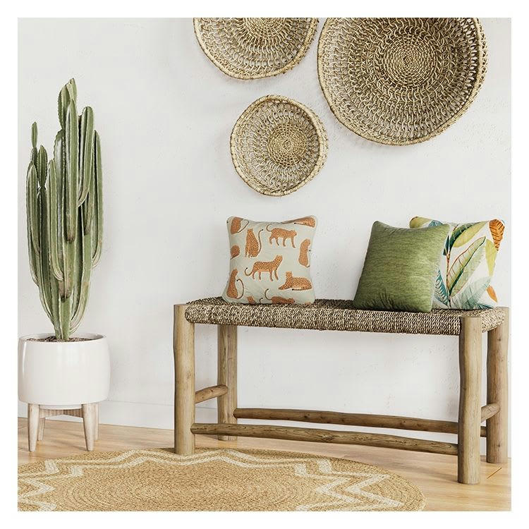 INAYA - Tapis rond ∅120cm en jute