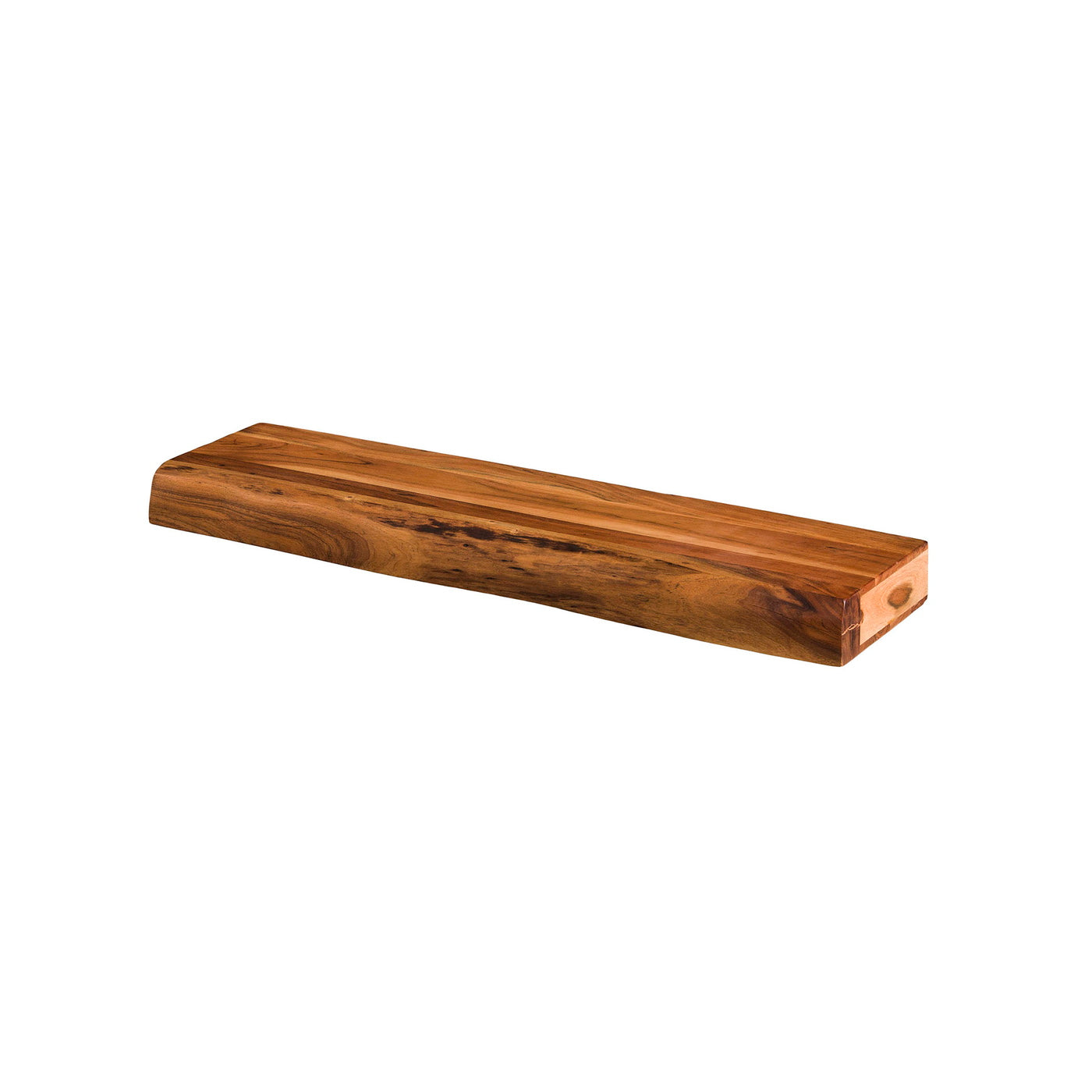 Giga Meubel Wandplank Tree - Naturel Acaciahout - 100x25x8cm