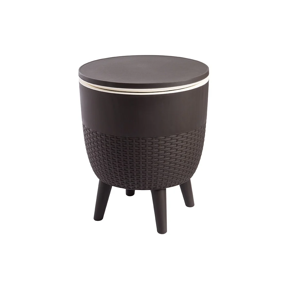Lagoon Cancun Resin All Weather 2-In-1 Side Table and Cooler
