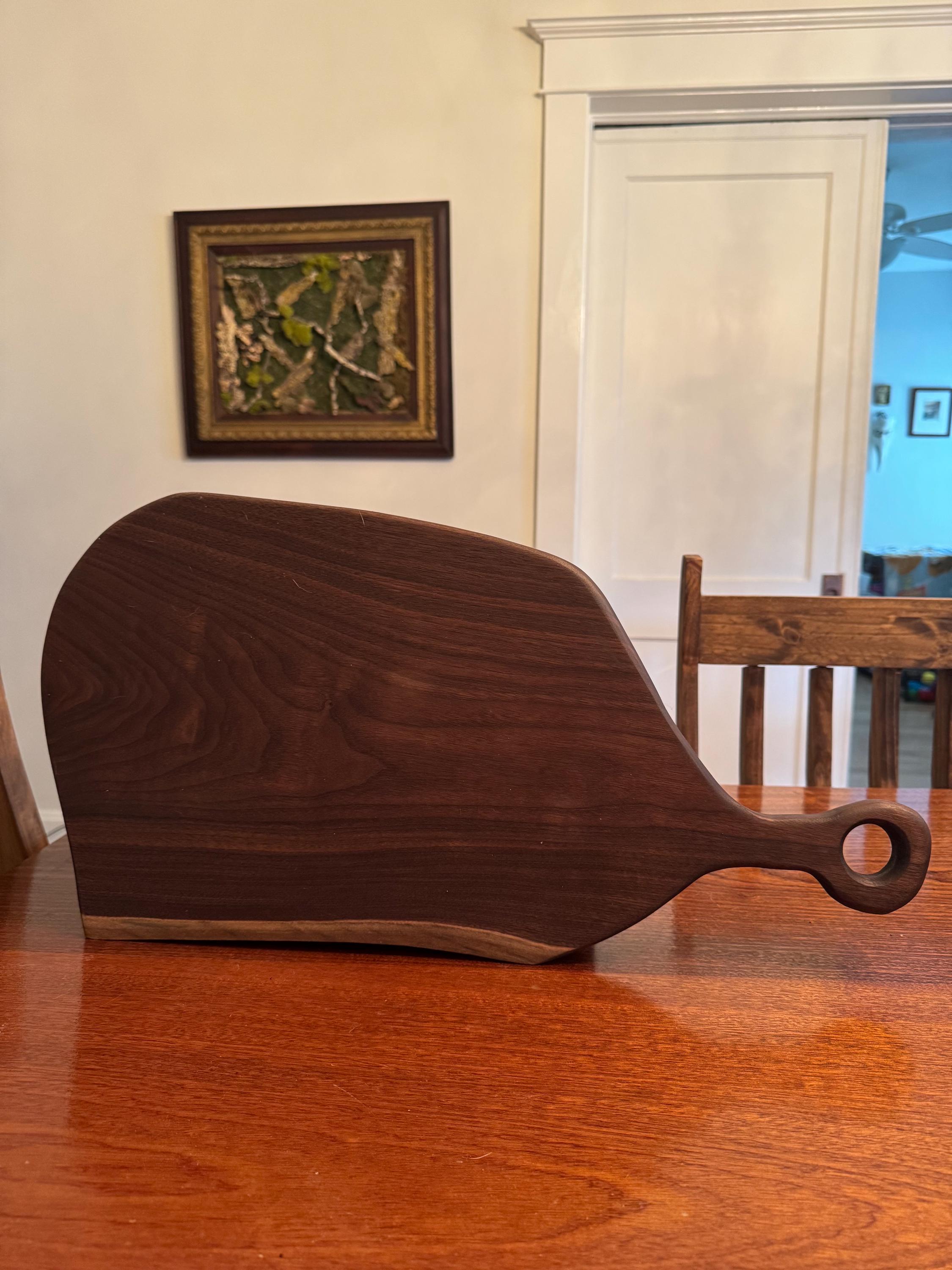 Live Edge Walnut Charcuterie board.