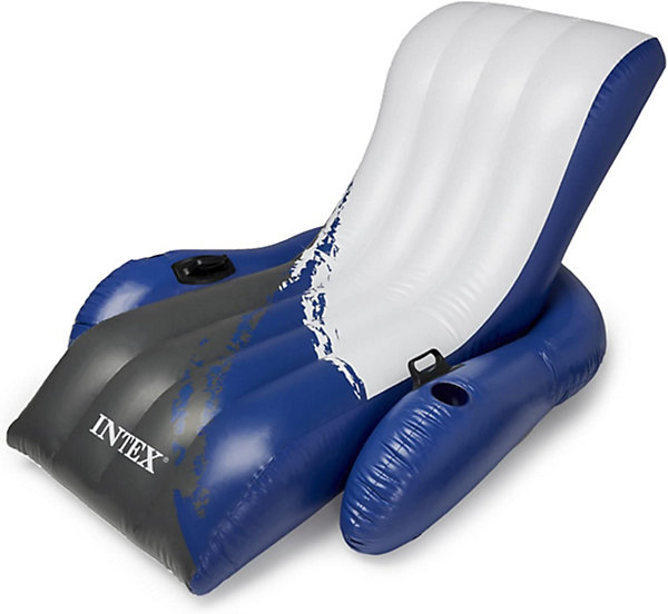 Floating Recliner Gonflable 71x53 pouces Chaise Longue Piscine