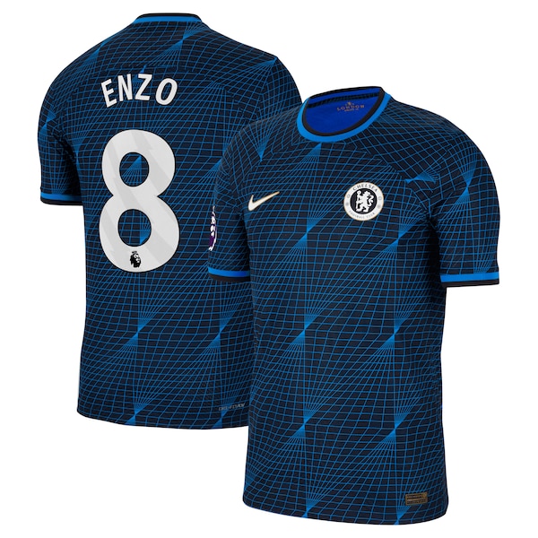 Enzo Fernández Chelsea Nike 2023/24 Away Match Authentic Player Jersey - Navy
