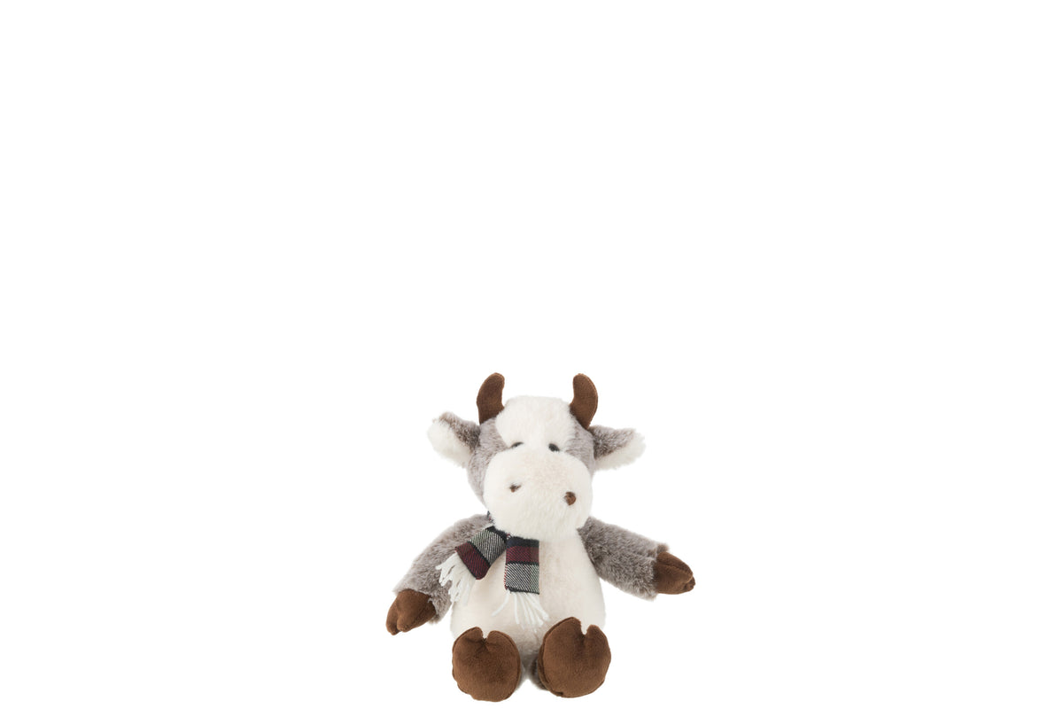 J-Line knuffel Koe   Sjaal - polyester - mix - small