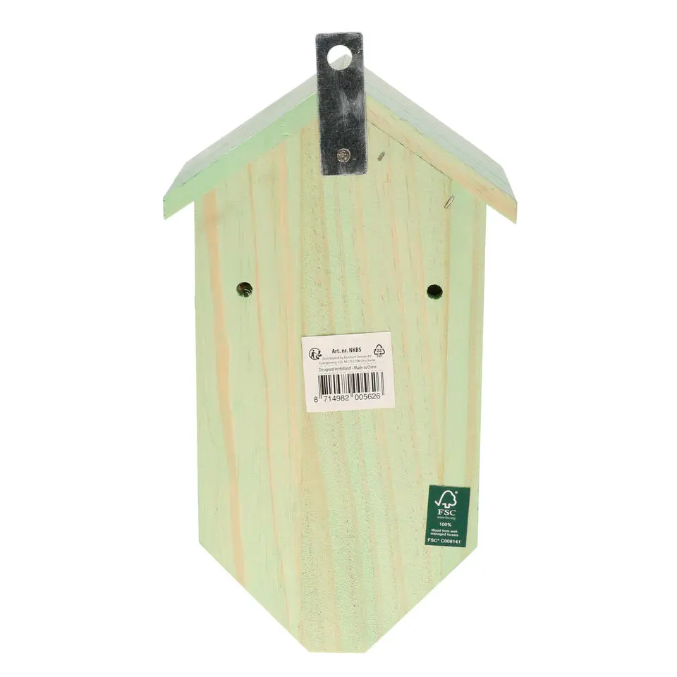 Esschert Design vogelhuisje/nestbuidel - zeegras - 26 cm