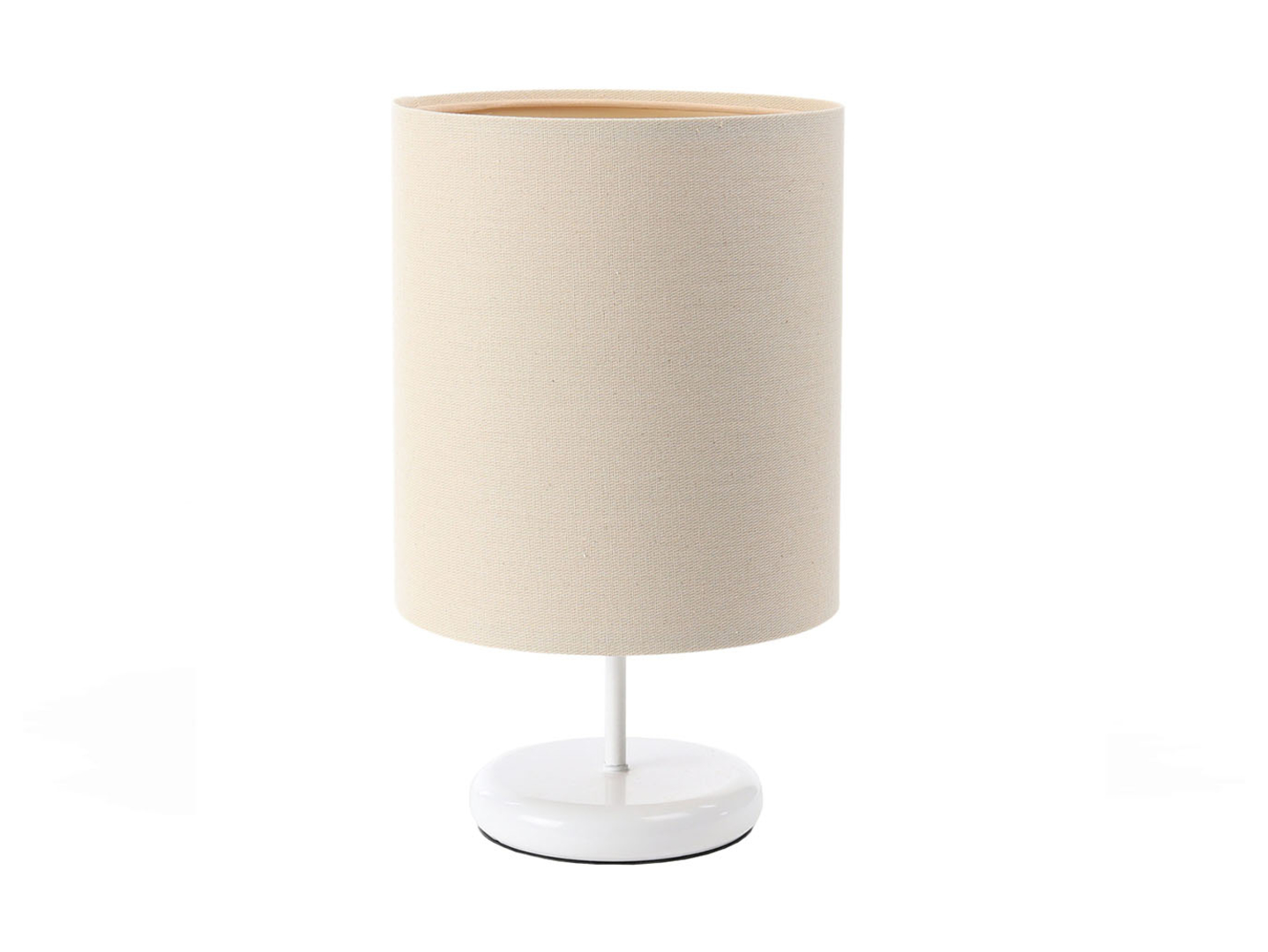 Lampa stołowa Boho tkaninowa beżowa