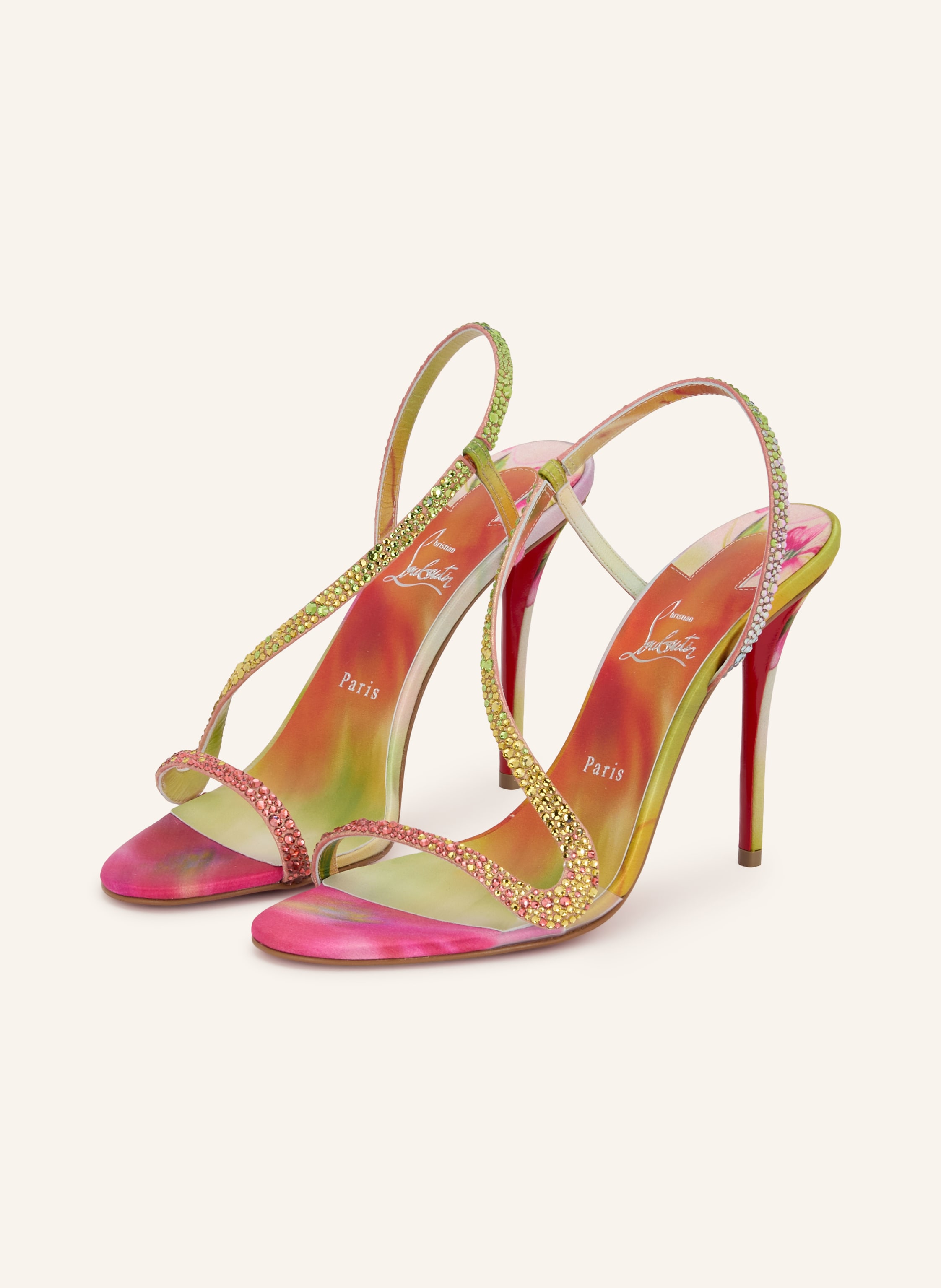 Christian Louboutin Sandaletten BOTANICA 100 mit Schmucksteinen