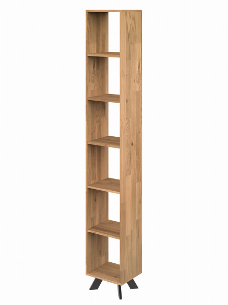 Regał dębowy TOLEDO BOX na książki i segregatory LOFT H6S1