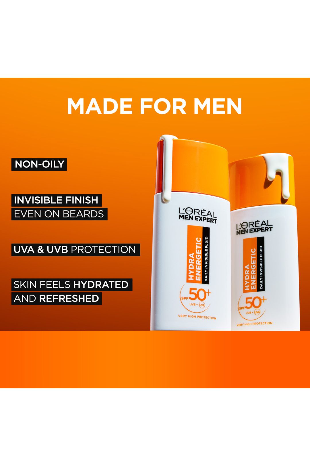L'Oréal Paris Men Expert Hydra Energetic Daily SPF50  Invisible Fluid 50ml